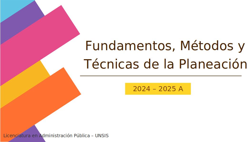 Fundamentos, Métodos y Técnicas de Planeación-108