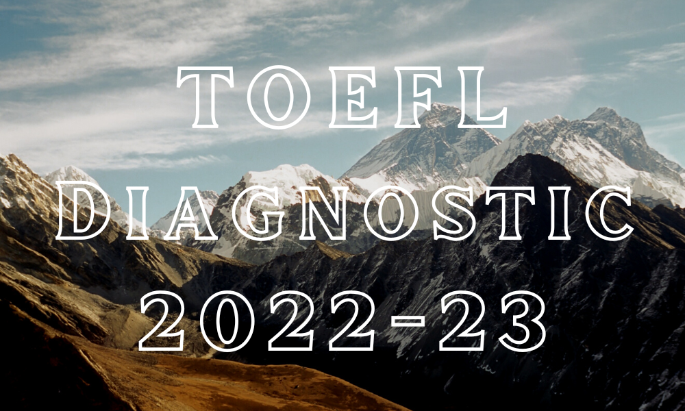 TOEFL DIAGNOSTICO