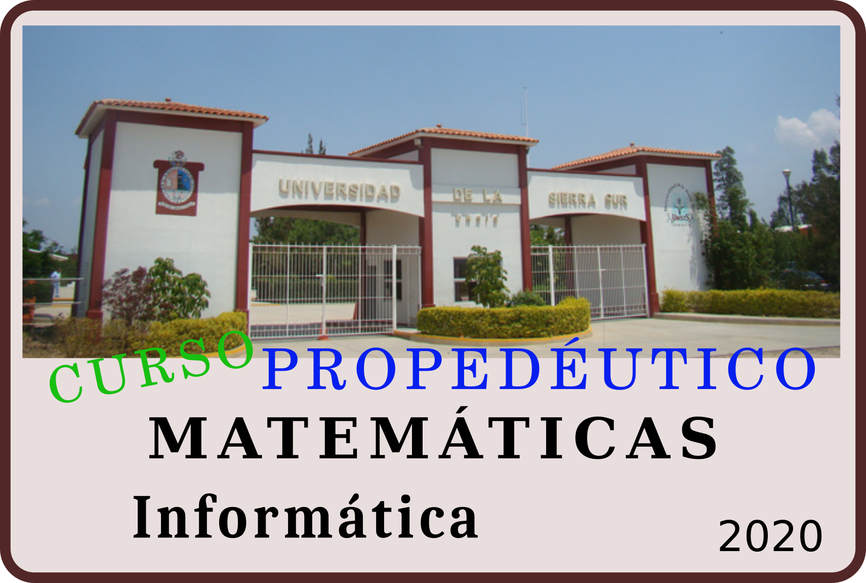 Matemáticas de Informática 2020P